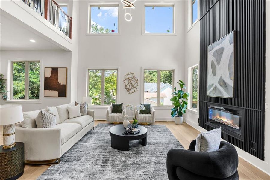 Furnished interior view inside a new home in , Atlanta (Image 47).