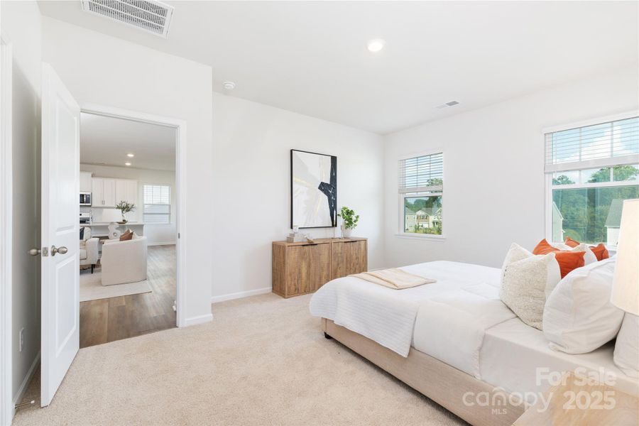 Furnished interior view inside a new home in Nolen Farm, Gastonia (Image 5). Furnished interior view inside a new home in Nolen Farm, Gastonia (Image 5).