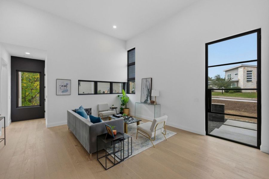 Furnished interior view inside a new home in , Austin (Image 15). Furnished interior view inside a new home in , Austin (Image 15).