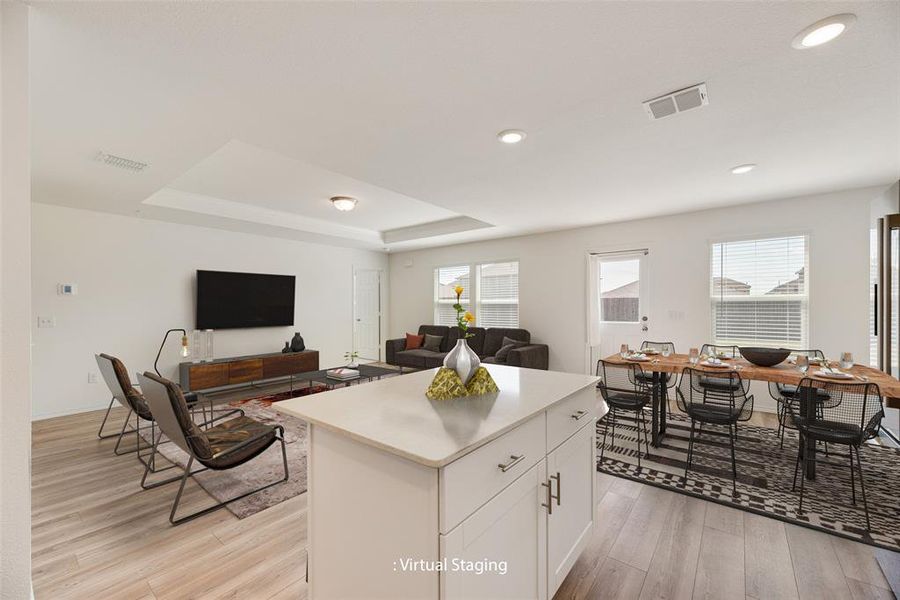 Furnished interior view inside a new home in Verandah, Royse City (Image 12). Furnished interior view inside a new home in Verandah, Royse City (Image 12).