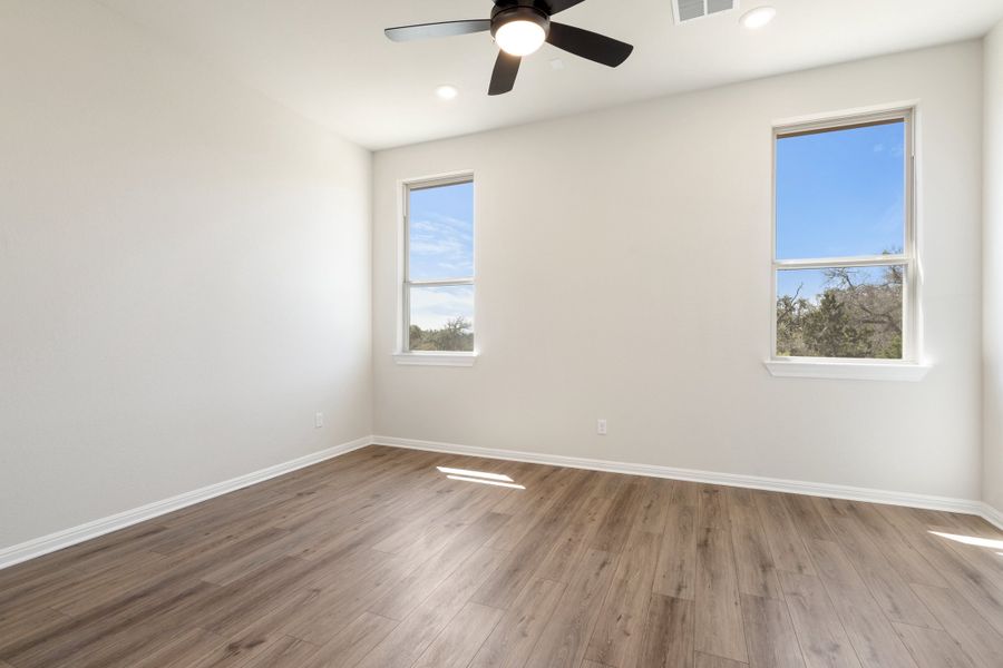 Representative unfurnished interior of a home built from the Sawgrass by Ashton Woods in Berry Creek Highlands, Georgetown (Image 35). Representative unfurnished interior of a home built from the Sawgrass by Ashton Woods in Berry Creek Highlands, Georgetown (Image 35).