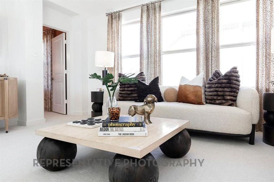 Furnished interior view inside a new home in Aster Park: 40ft. lots, McKinney (Image 21). Furnished interior view inside a new home in Aster Park: 40ft. lots, McKinney (Image 21).