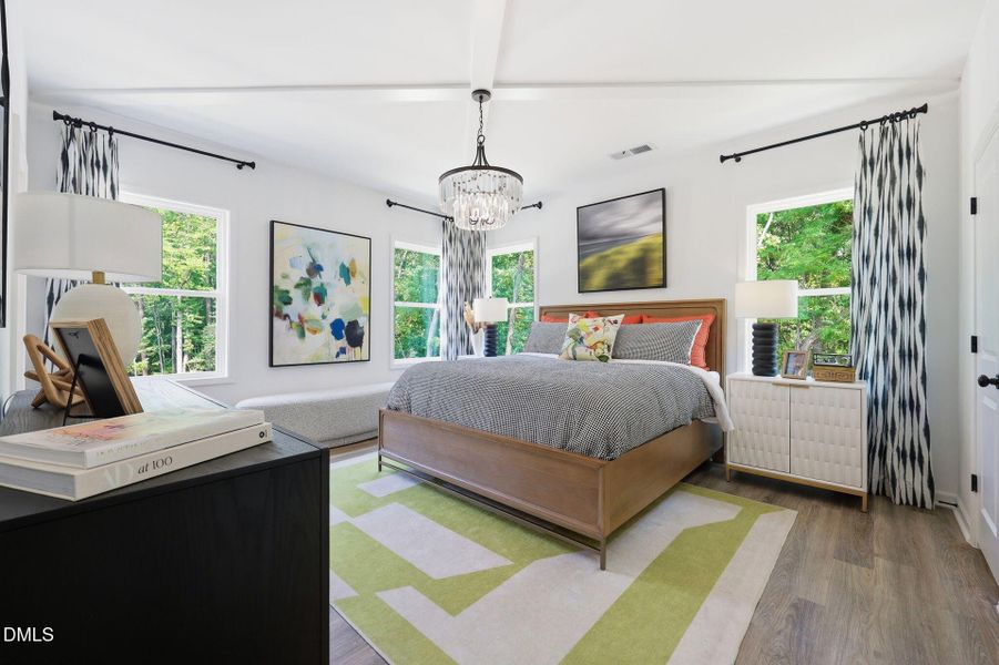 Furnished interior view inside a new home in The Knoll at White Oak, Garner (Image 7).