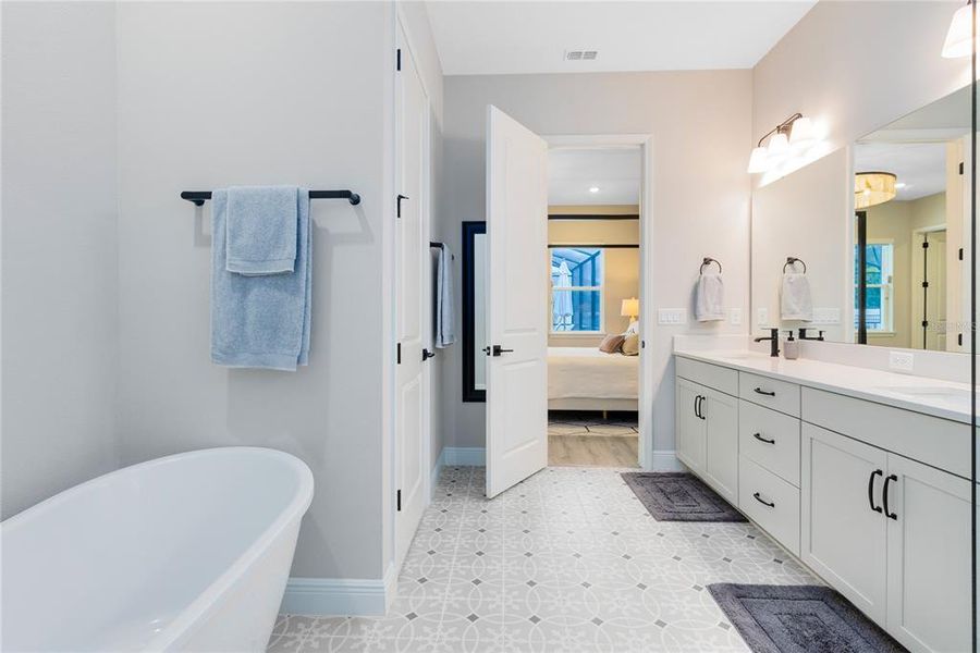 Furnished interior view inside a new home in Laureate Park, Orlando (Image 33).