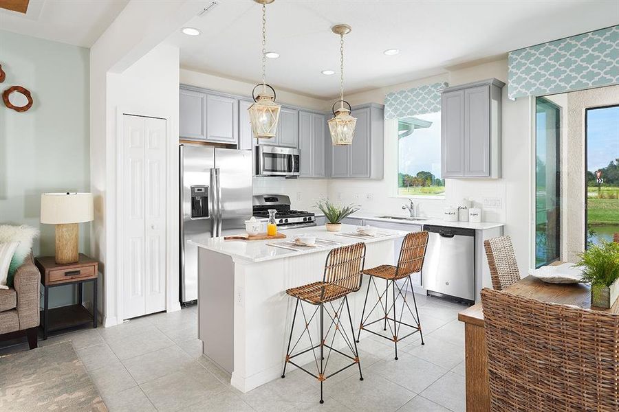 Furnished interior view inside a new home in , Punta Gorda (Image 7).