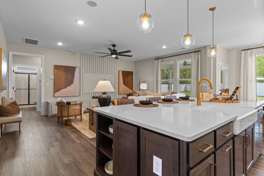 Representative furnished interior of a home built from the The Waverunner by Chesapeake Homes in Coastal Club of the Carolinas, Calabash (Image 14).