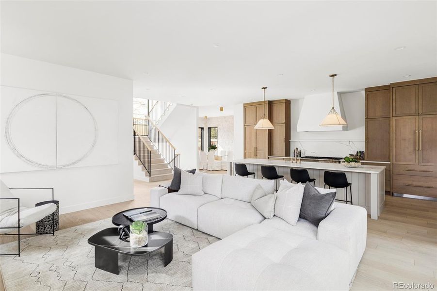 Furnished interior view inside a new home in , Denver (Image 32). Furnished interior view inside a new home in , Denver (Image 32).