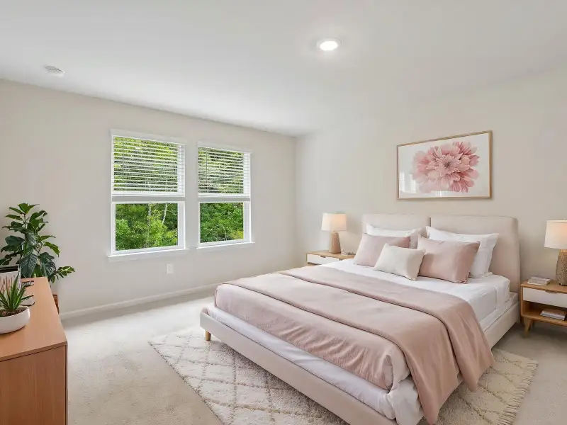 Furnished interior view inside a new home in Harmony Manor, Fairburn (Image 8).