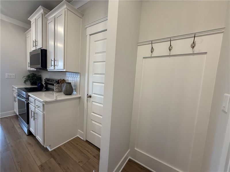 Furnished interior view inside a new home in The Towns at Auburn Station West, Auburn (Image 23).