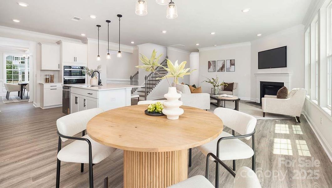 Furnished interior view inside a new home in Falls Cove, Troutman (Image 19).