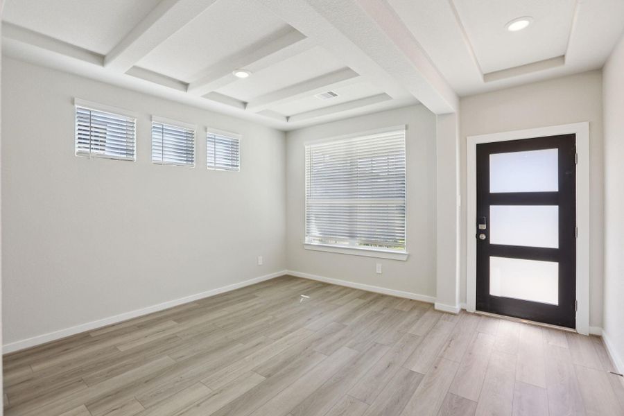 Photos are not of the actual home, but are photos of the builder home with same floorplan with similar interior finishes.