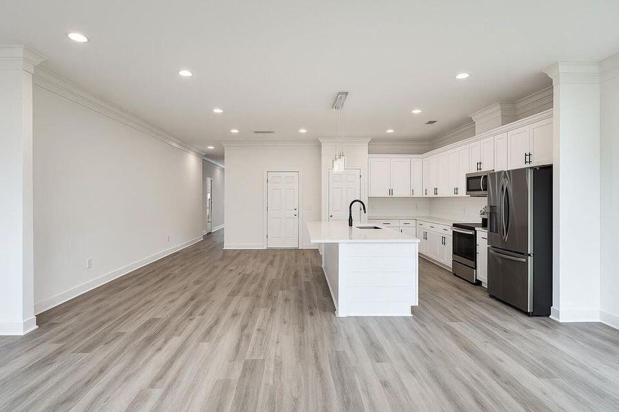 Furnished interior view inside a new home in , North Charleston (Image 11).