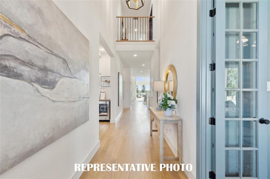 With site lines from the front through to the rear of the home, this lovely entry is the prefect place to welcome friends and family into your dream home! REPRESENTATIVE PHOTO With site lines from the front through to the rear of the home, this lovely entry is the prefect place to welcome friends and family into your dream home! REPRESENTATIVE PHOTO