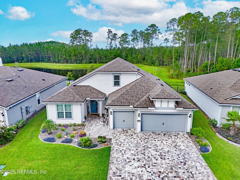 Front exterior of a new home in , Jacksonville, FL, highlighting curb appeal (Image 20).