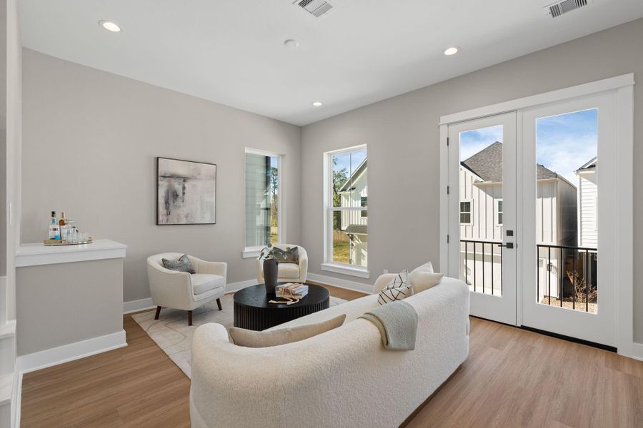 Furnished interior view inside a new home in , Houston (Image 17). Furnished interior view inside a new home in , Houston (Image 17).