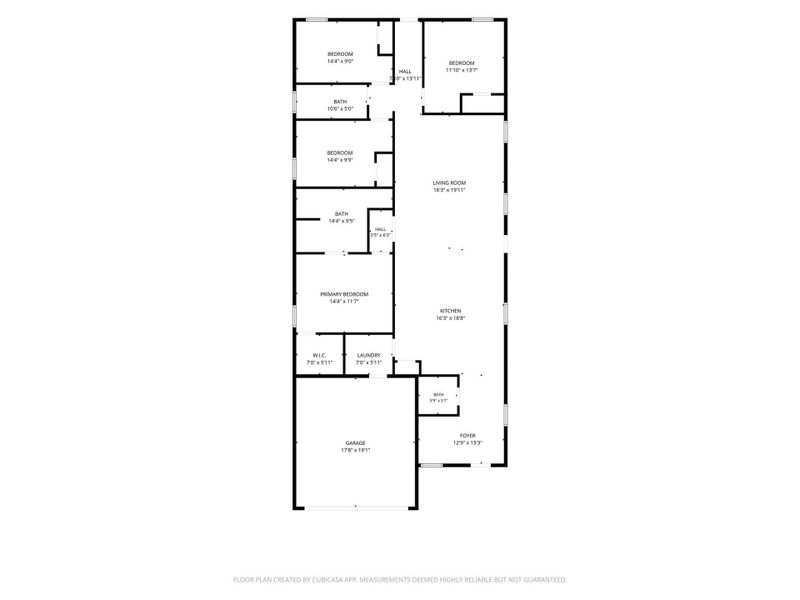 2D floor plan layout of this home in , Splendora, TX (Image 5).