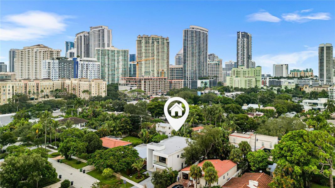 Front exterior of a new home in , Fort Lauderdale, FL, highlighting curb appeal (Image 1).