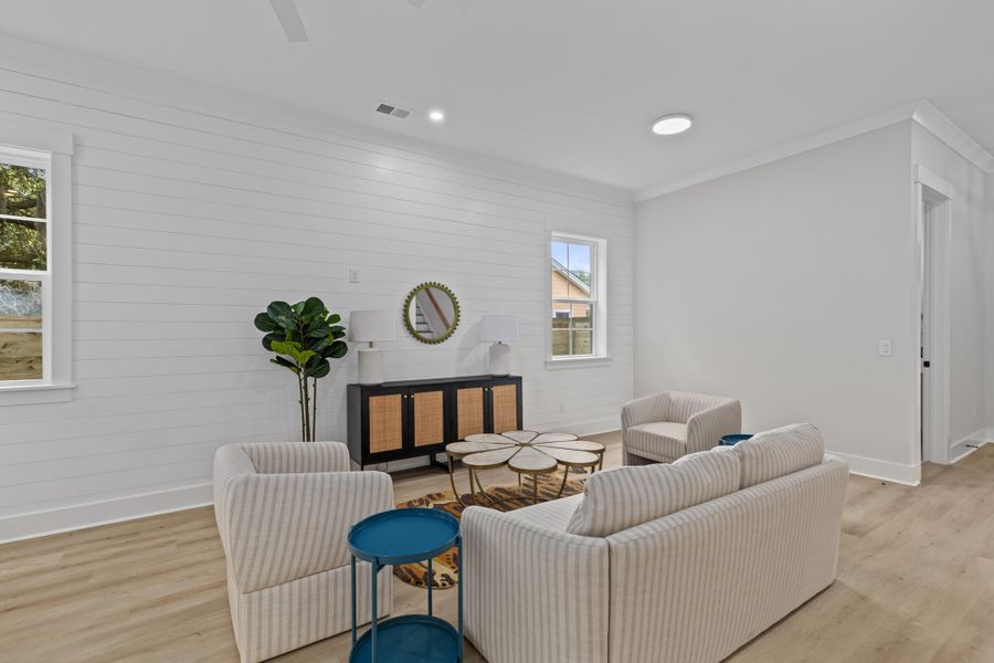 Furnished interior view inside a new home in , North Charleston (Image 42).