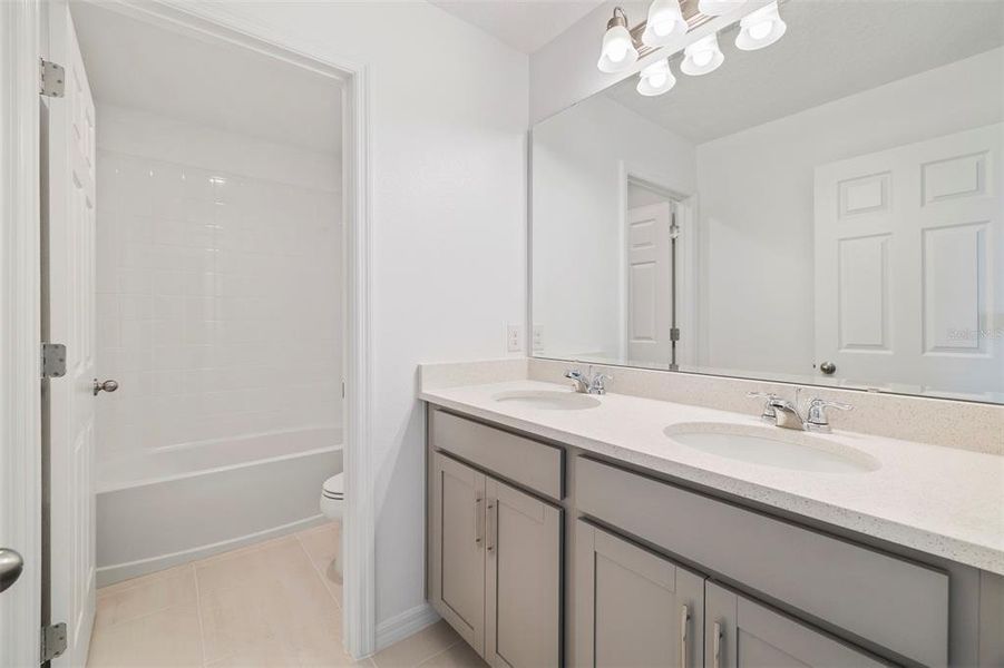 Furnished interior view inside a new home in Preservation Pointe, Davenport (Image 4).
