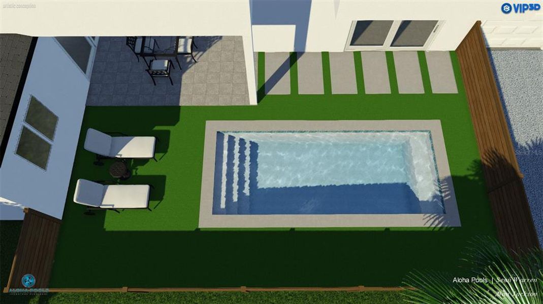 Proposed Pool Design for Illustration Only