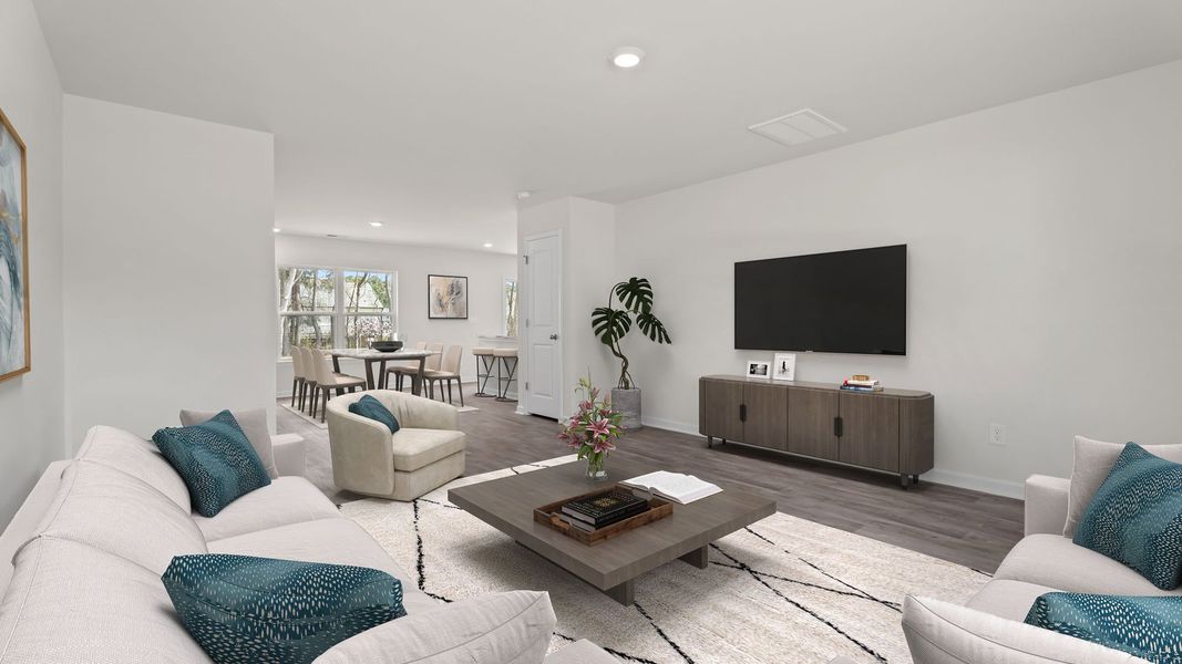 Furnished interior view inside a new home in Jetstream Park, Wilson (Image 5).