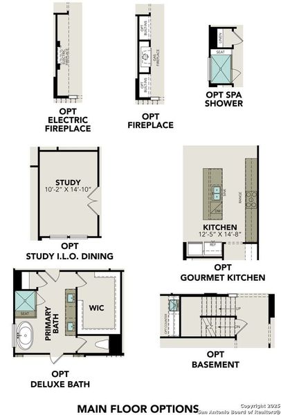 2D floor plan layout of this home in Potranco Oaks, Castroville, TX (Image 9).
