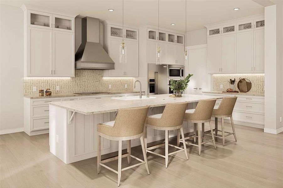 Furnished interior view inside a new home in Oak Water Ranch, Granbury (Image 11). Furnished interior view inside a new home in Oak Water Ranch, Granbury (Image 11).