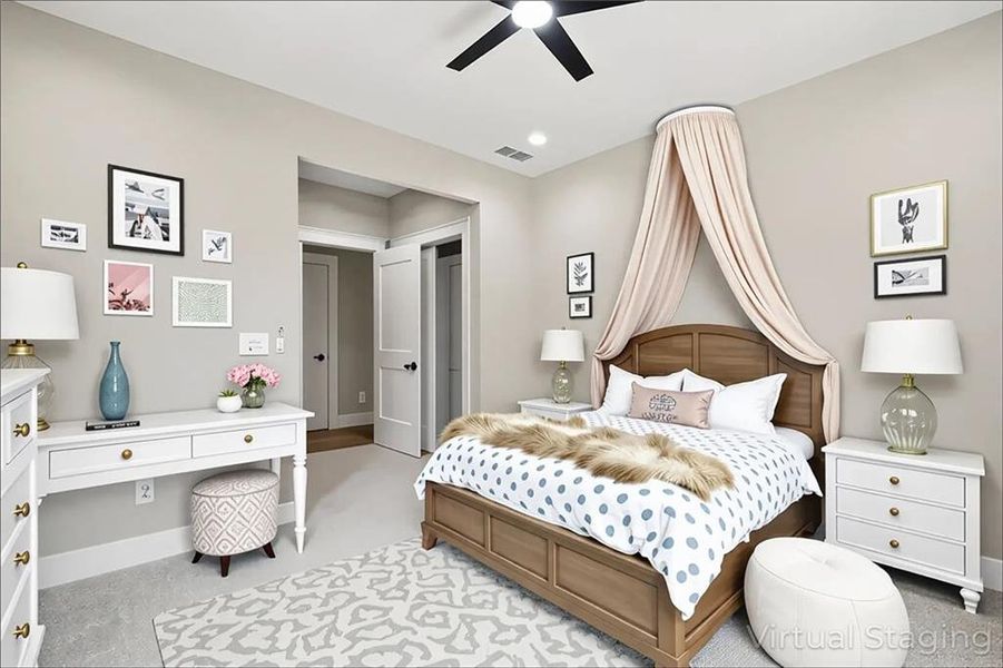 Furnished interior view inside a new home in , Ball Ground (Image 15).