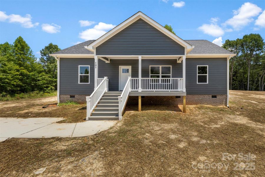 Front exterior of a new home in , Blacksburg, SC, highlighting curb appeal (Image 1).