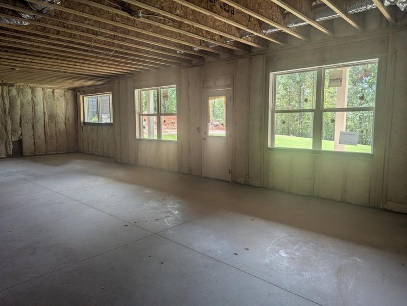 In-progress construction of a new home in White Post on Lake Lanier, Gainesville, GA (Image 19).