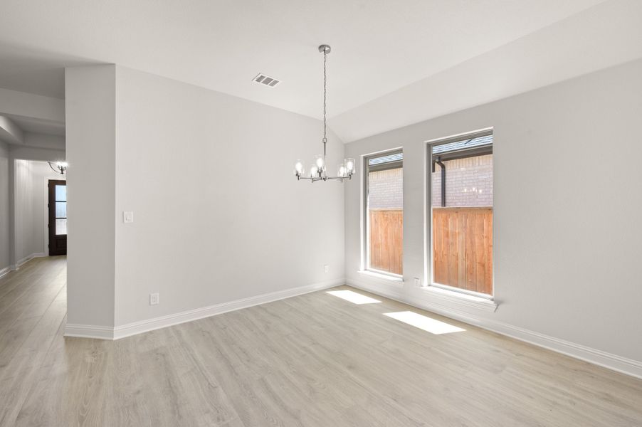 Spacious, unfurnished interior of a new home in Bridgewater, Midlothian (Image 25).