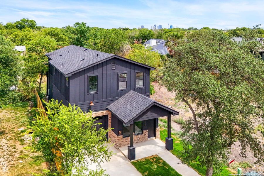 Front exterior of a new home in , San Antonio, TX, highlighting curb appeal (Image 19).