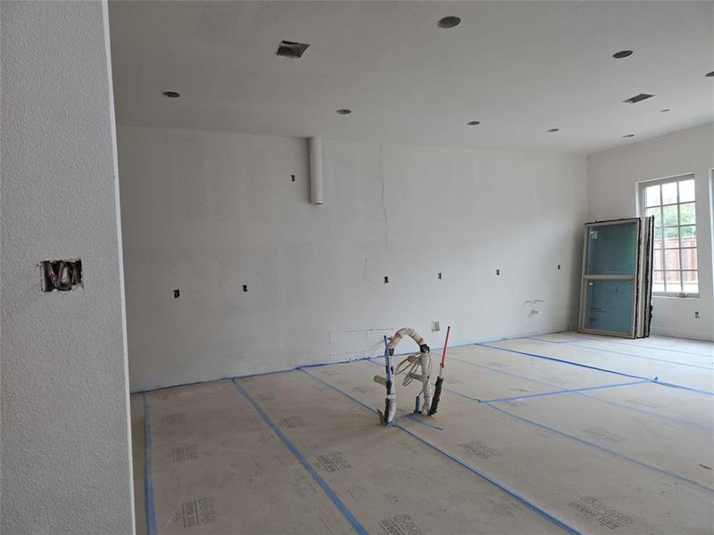 In-progress construction of a new home in , Frisco, TX (Image 16).