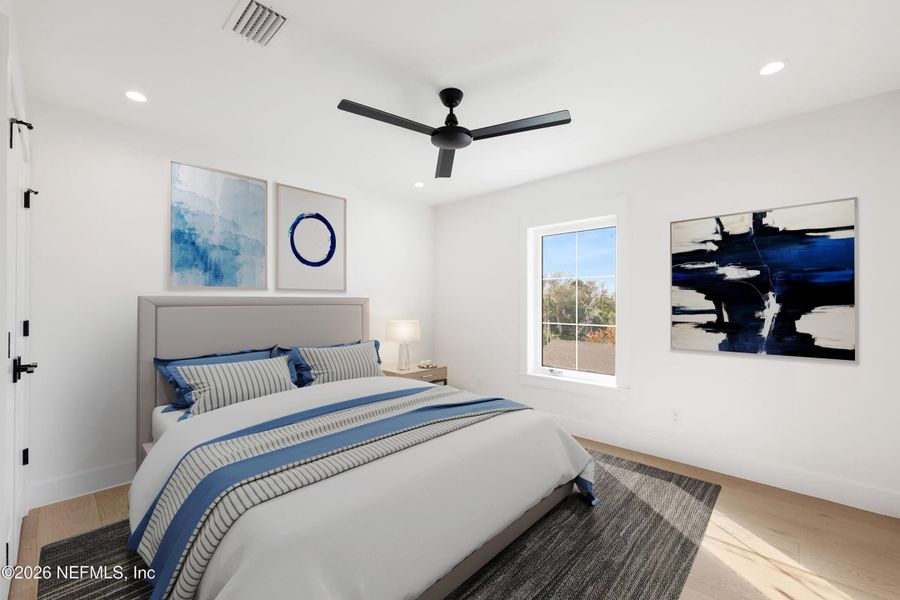 Furnished interior view inside a new home in , Jacksonville Beach (Image 9).