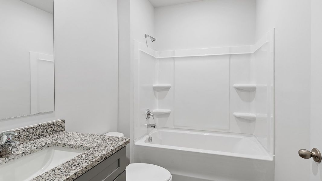 Furnished interior view inside a new home in Southwind Village, Evans (Image 8).