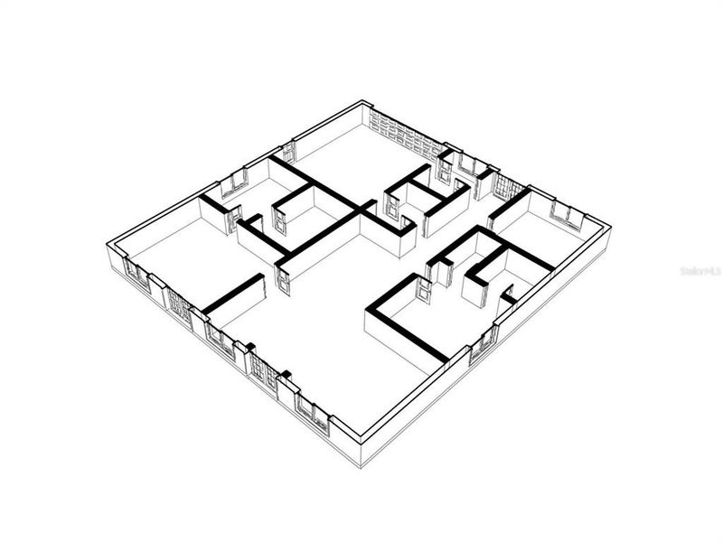 2D floor plan layout of this home in , Port Charlotte, FL (Image 3). 2D floor plan layout of this home in , Port Charlotte, FL (Image 3).