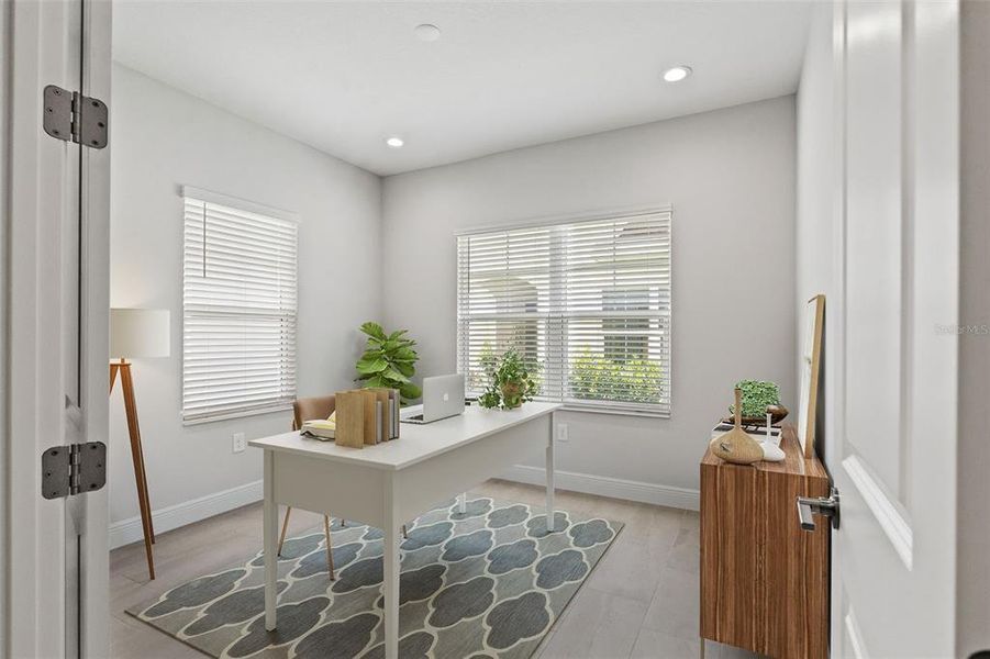 Furnished interior view inside a new home in Wysteria, Venice (Image 11).