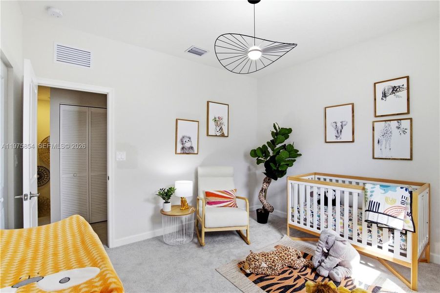Furnished interior view inside a new home in , Miami (Image 19).