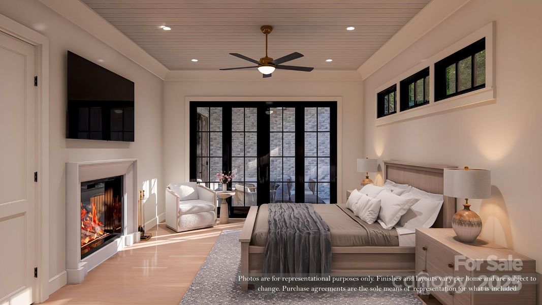 Furnished interior view inside a new home in , Charlotte (Image 7).