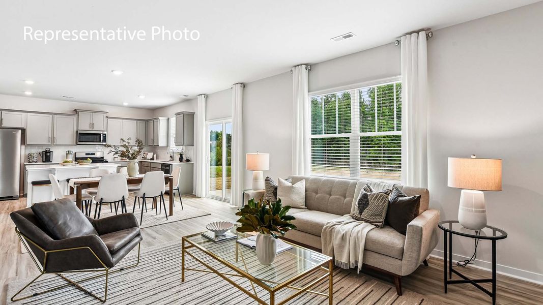 Furnished interior view inside a new home in Logan Farms, Mooresville (Image 10).