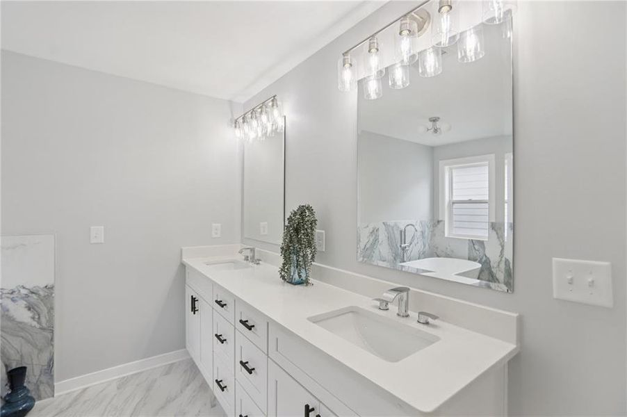 Furnished interior view inside a new home in , Hapeville (Image 30).