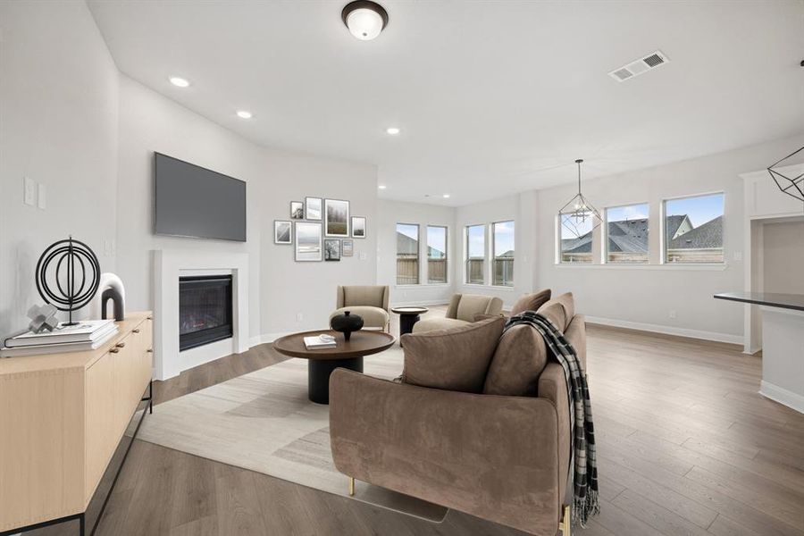 Furnished interior view inside a new home in Talia – Garden Series, Mesquite (Image 9). Furnished interior view inside a new home in Talia – Garden Series, Mesquite (Image 9).