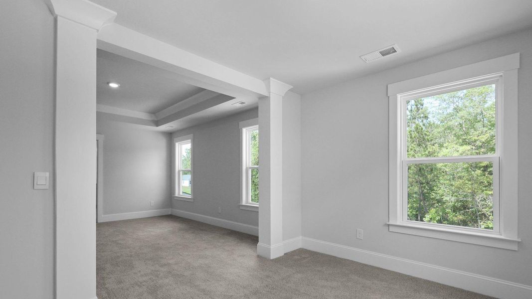 Spacious, unfurnished interior of a new home in Sheep Island, Summerville (Image 28). Spacious, unfurnished interior of a new home in Sheep Island, Summerville (Image 28).