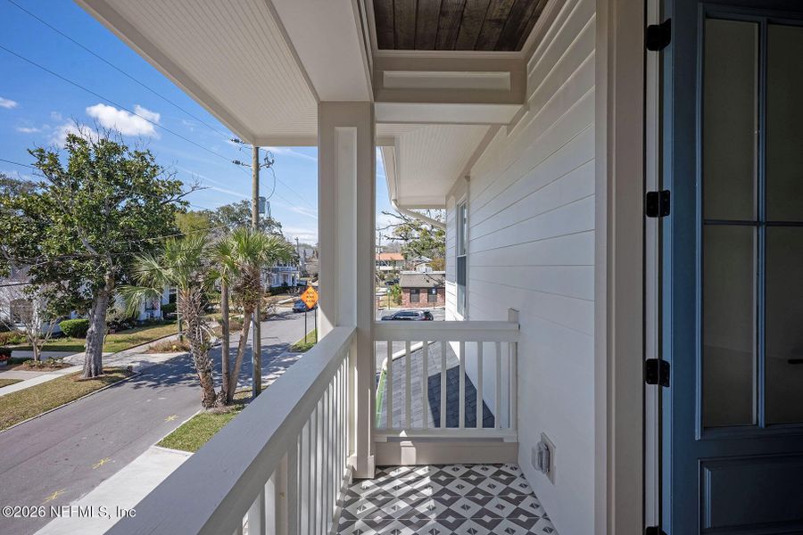 Exterior details and patio area of a home in , Jacksonville (Image 39).