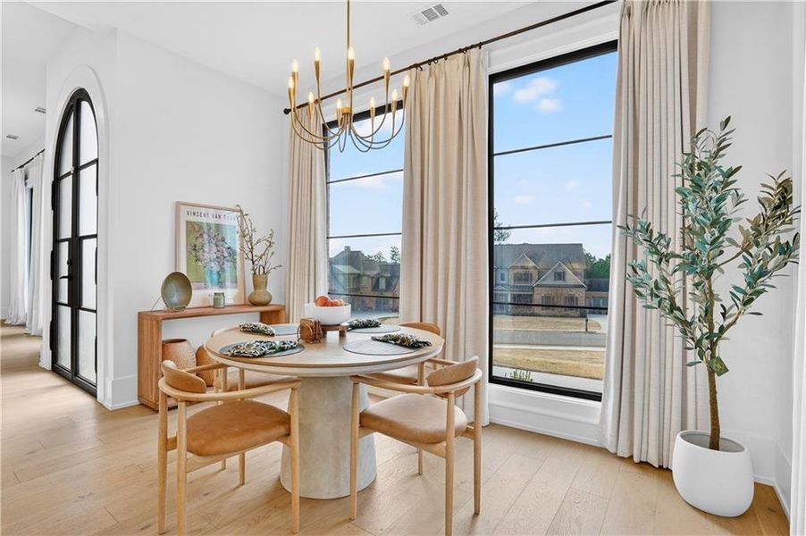 Furnished interior view inside a new home in , Hoschton (Image 13).