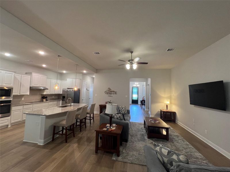Furnished interior view inside a new home in , Conroe (Image 36). Furnished interior view inside a new home in , Conroe (Image 36).