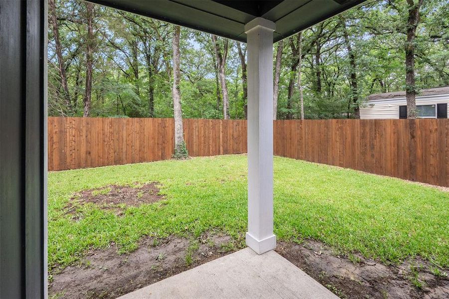 Back patio-covered Back patio-covered