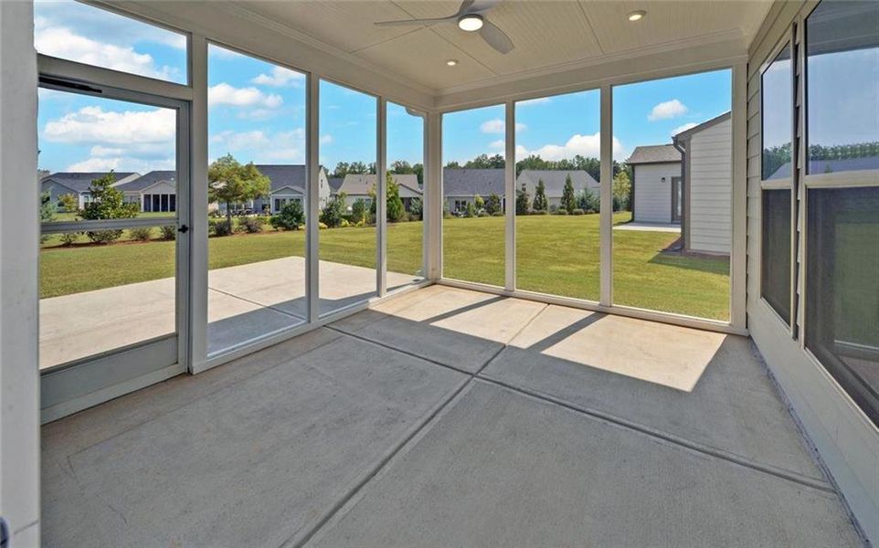 Exterior details and patio area of a home in , Hoschton (Image 28).