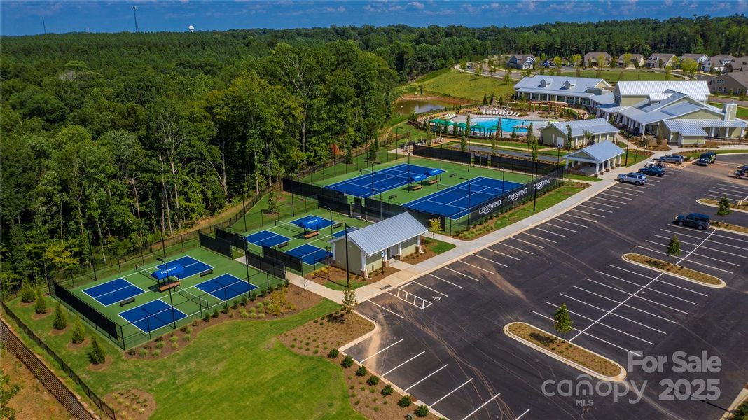 Tennis, Pickleball, and Bocce Ball Courts