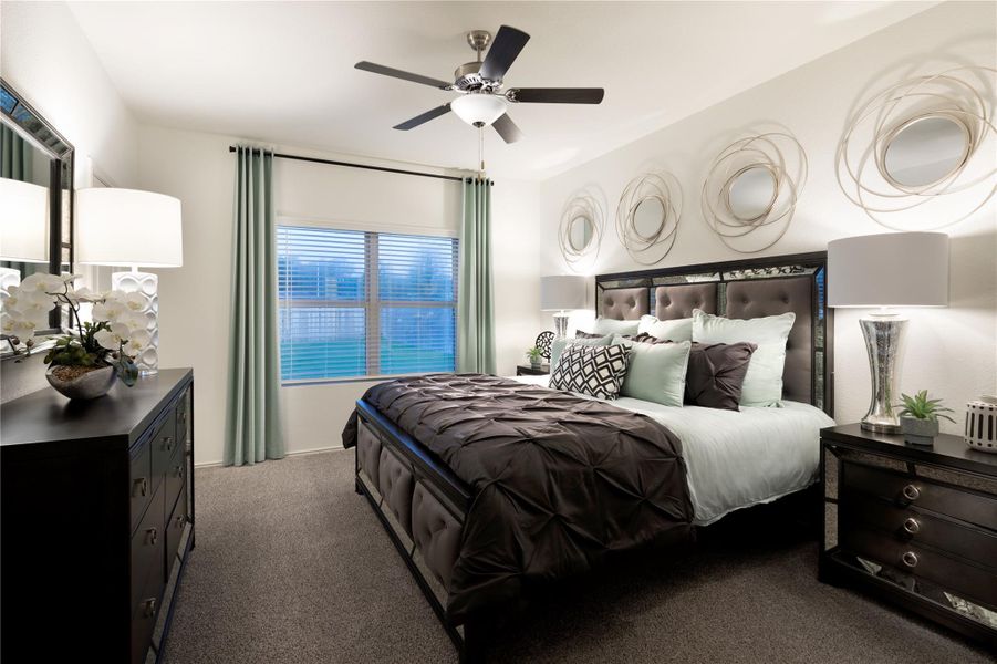 Furnished interior view inside a new home in Meadowlark Preserve, Pflugerville (Image 13).